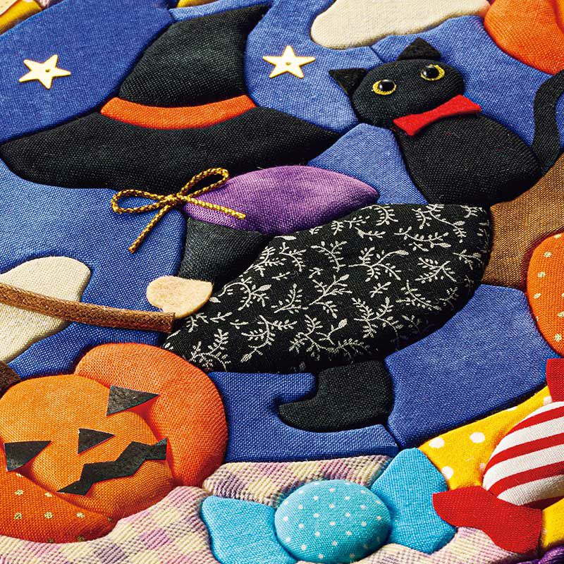 パッチワークキルト風の立体感のある仕上がり