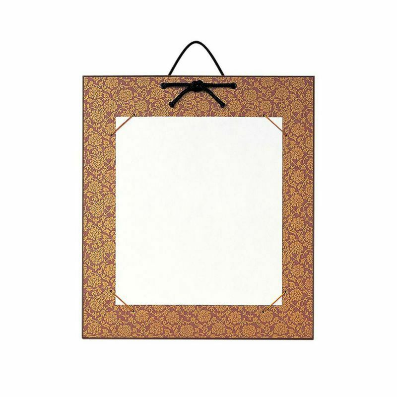 どんす色紙掛（エンジ）｜株式会社さくらほりきり