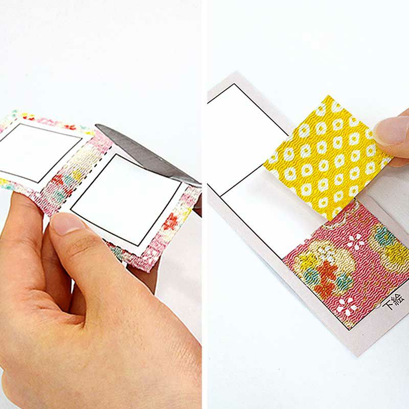 らくらく型抜きアート・しおり(桜)