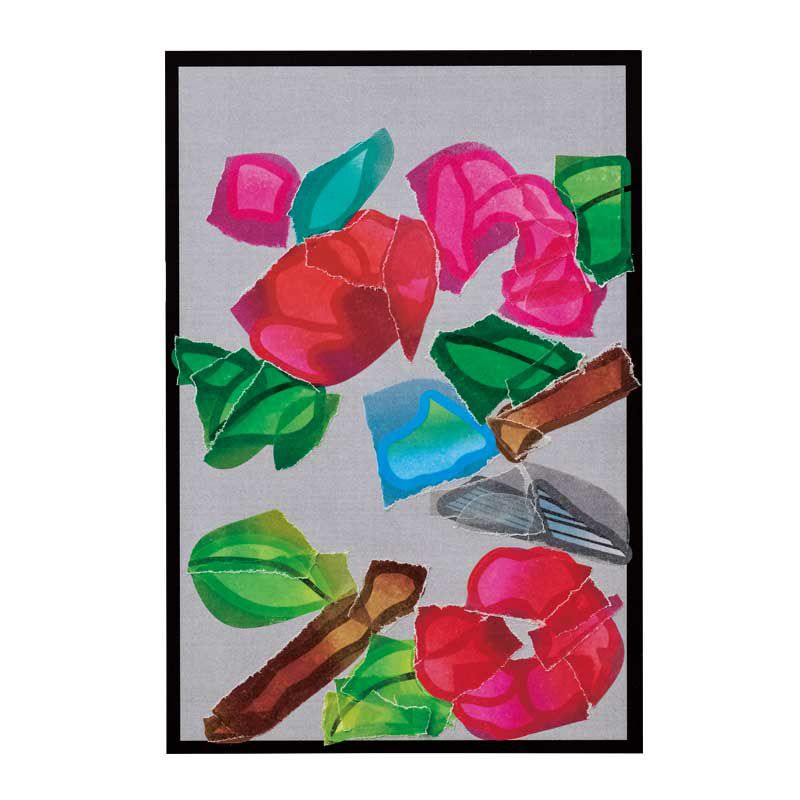 下絵にシールを貼った状態