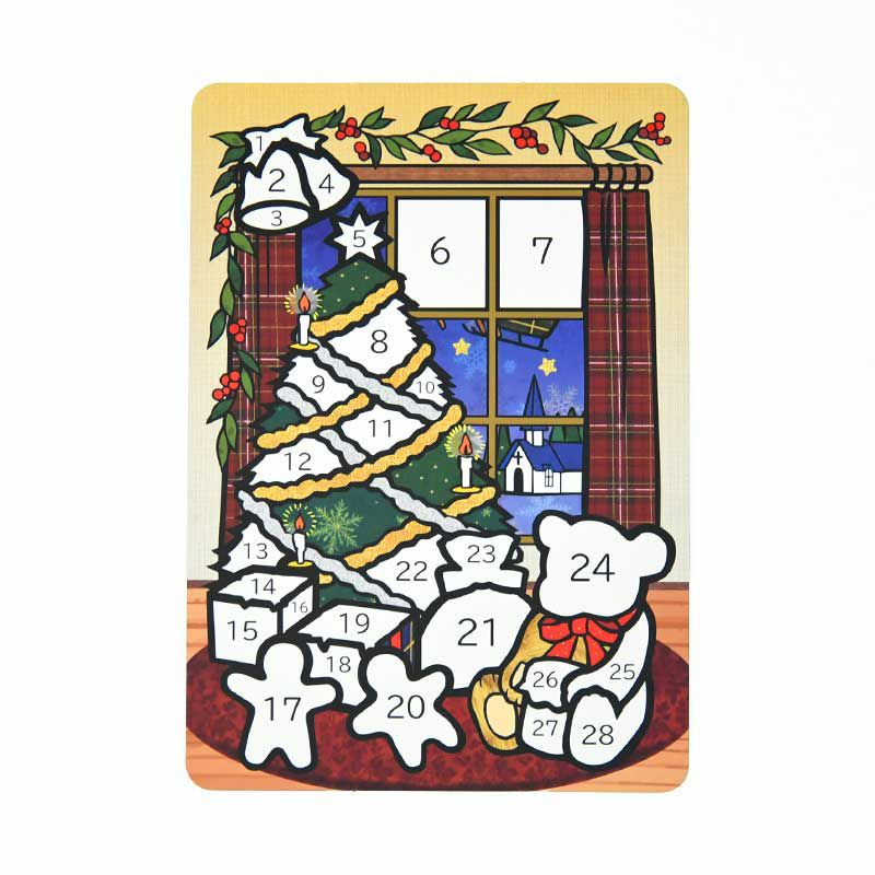 シールを貼る下絵