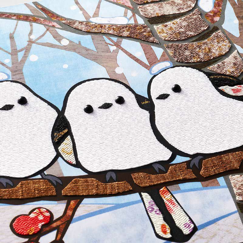 さくらあーと・冬木立のシマエナガ｜株式会社さくらほりきり