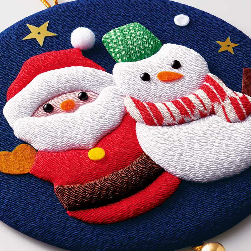 あーしゃん様　２点　クリスマスの押絵タペストリー①、お月見の押絵タペストリー⑤ あーしゃん様2点クリスマスの押絵タペストリー①、お月見の押絵