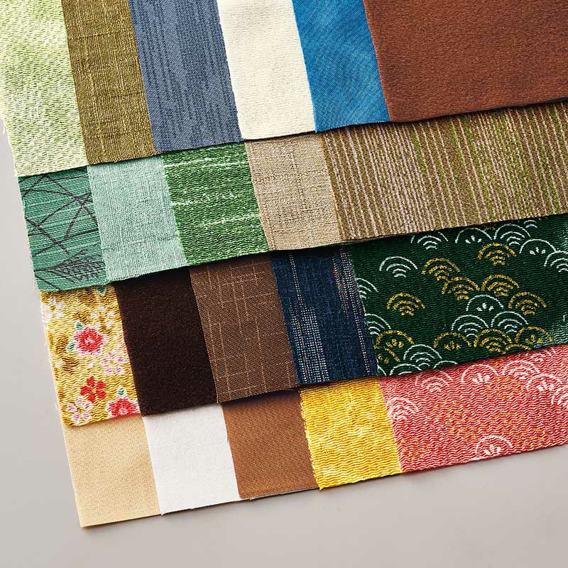 上質な国産ちりめん布やわた布など21枚使用