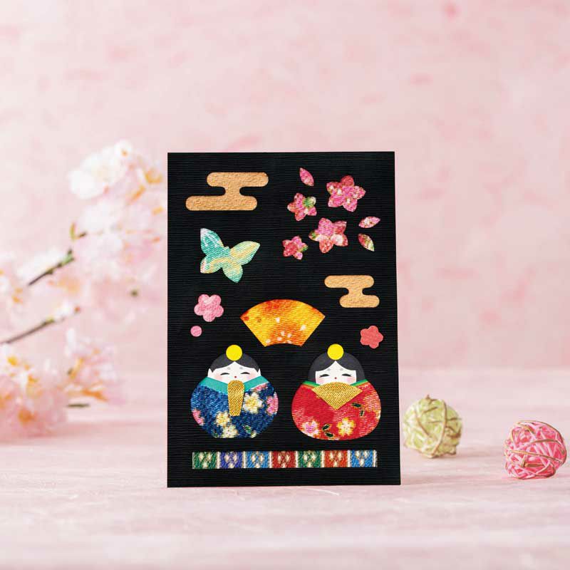 コロンとしたおひな様にほっこり癒されます