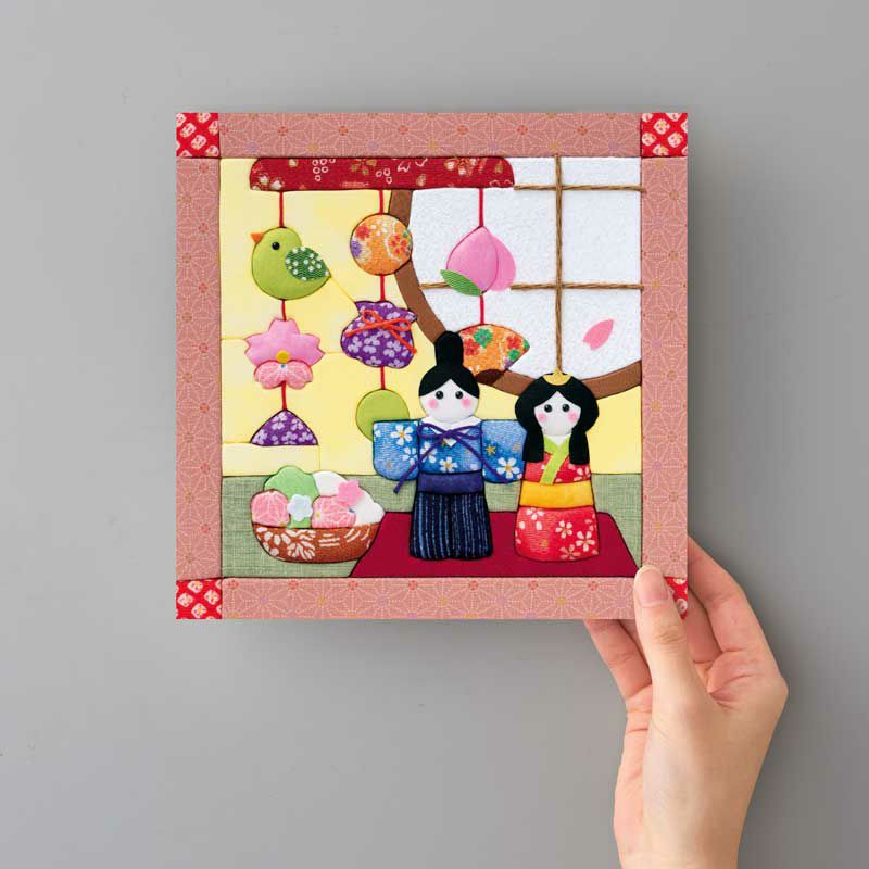 きめこみ暦・三月(ひな祭り）｜株式会社さくらほりきり