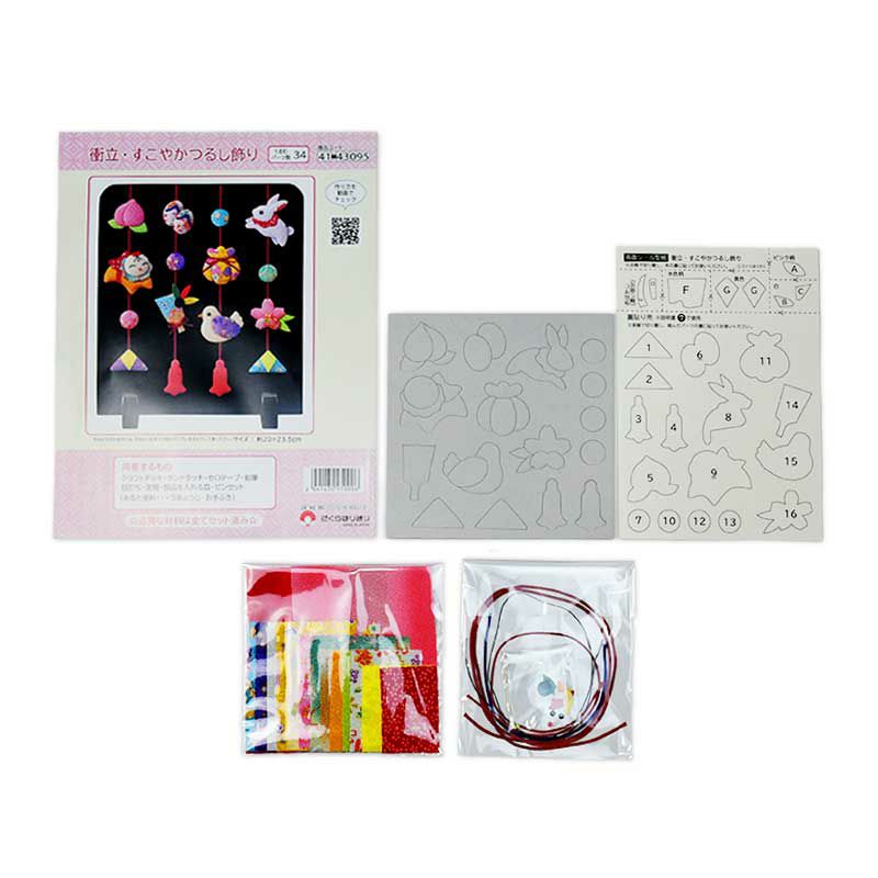 セット内容／説明書、衝立、ウレタン付きボール紙、両面シール型紙、布、小物