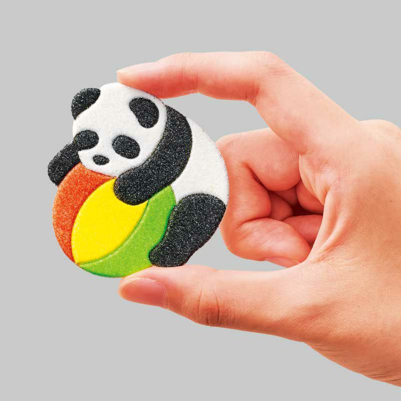 型抜きパウダーマグネット・R（パンダ）｜株式会社さくらほりきり