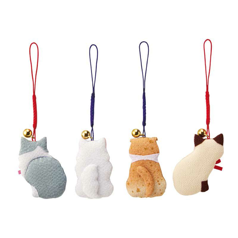 ちりめん根付・おめかしキャット｜株式会社さくらほりきり