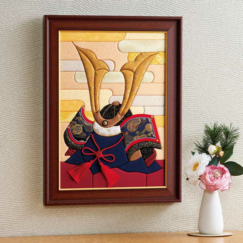 きめこみ特大・金襴の悠然兜｜株式会社さくらほりきり